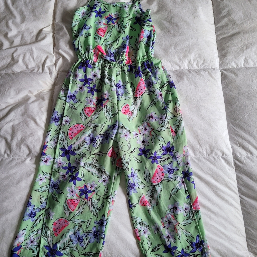 Japna Kids Floral Sleeveless Romper Size 8